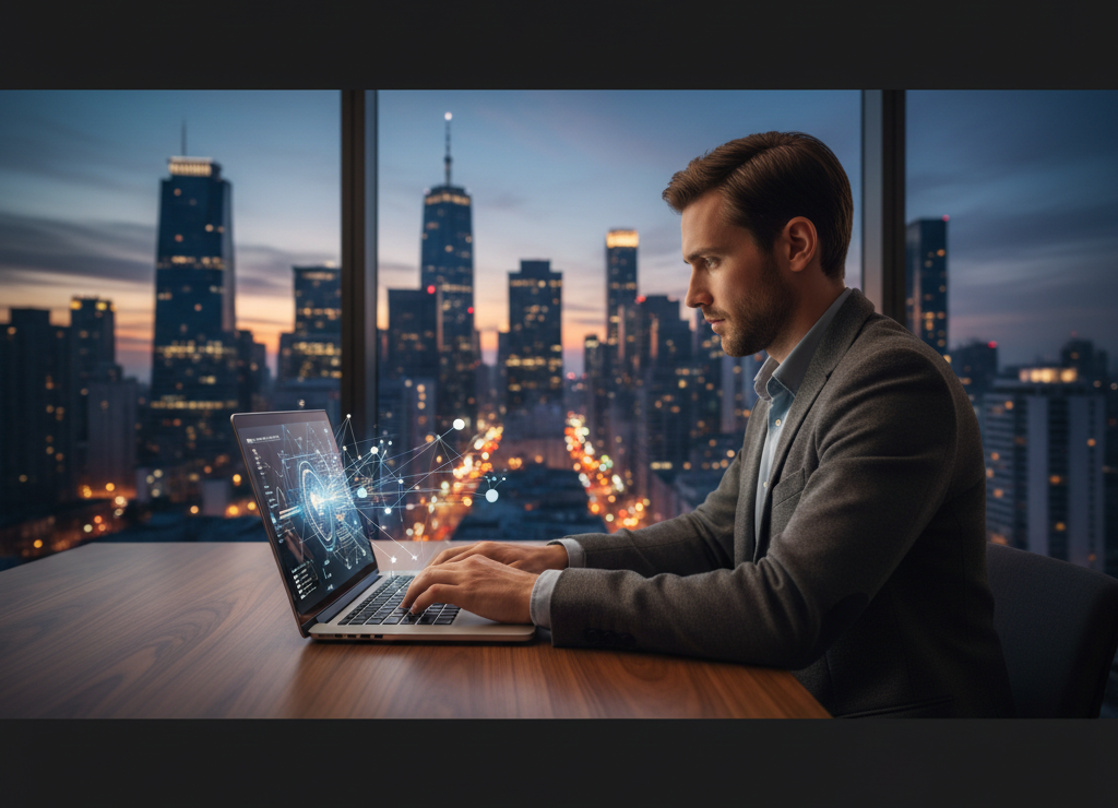 Person on laptop