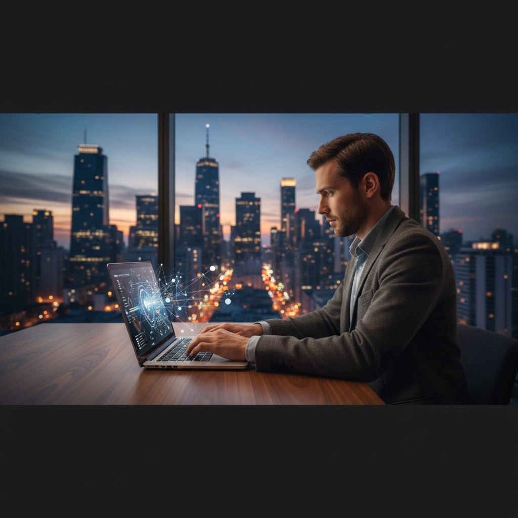 Person on laptop
