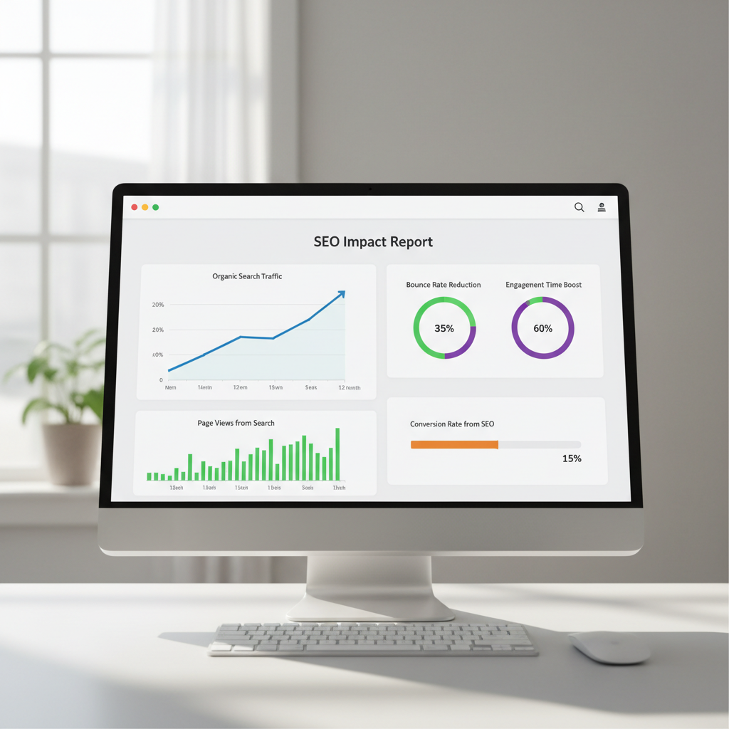 Website analytics dashboard