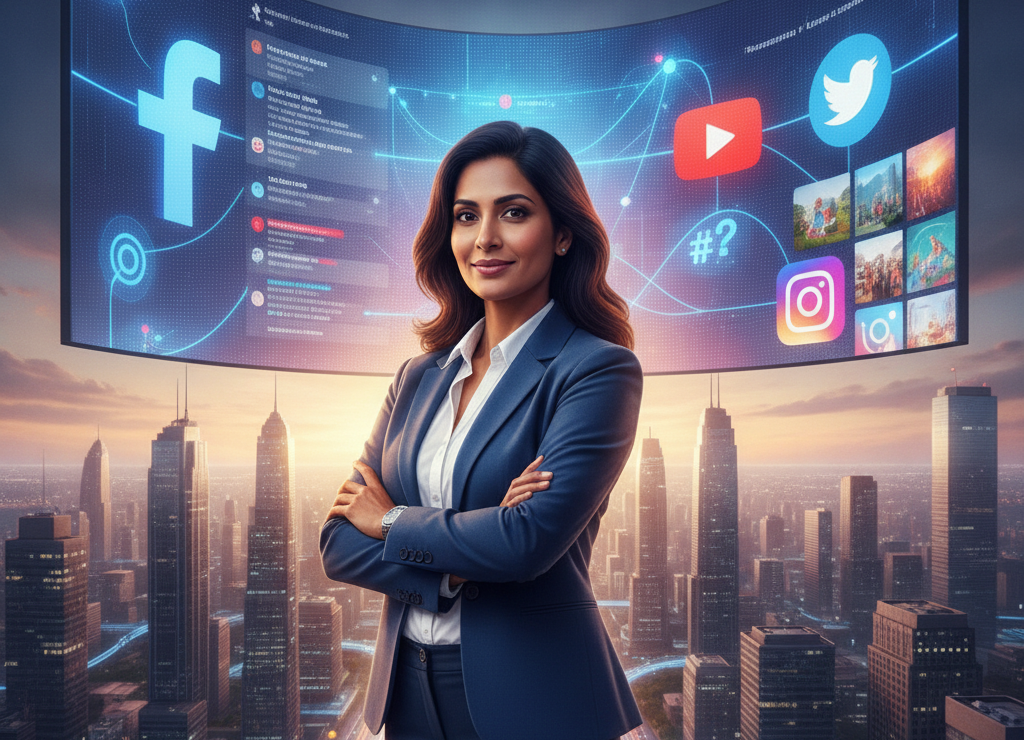 Business owner by large — social media