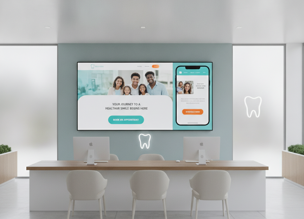 Modern dental — dental implant website optimization