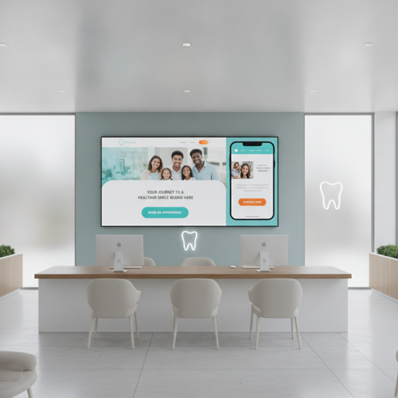Modern dental — dental implant website optimization