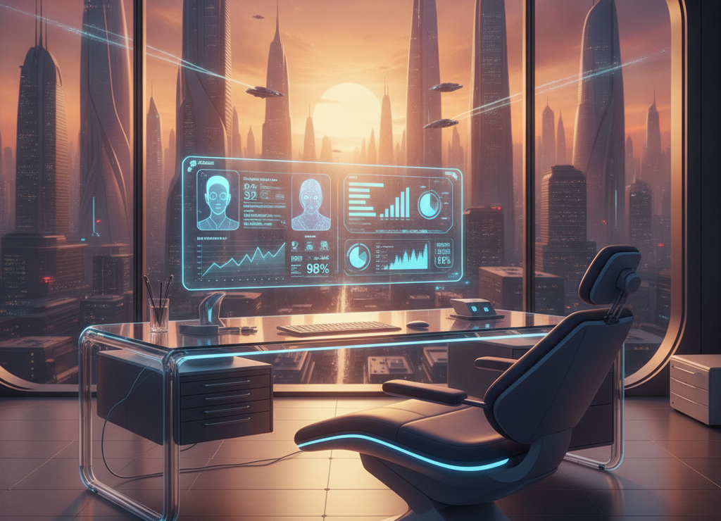 Futuristic dental — implant marketing