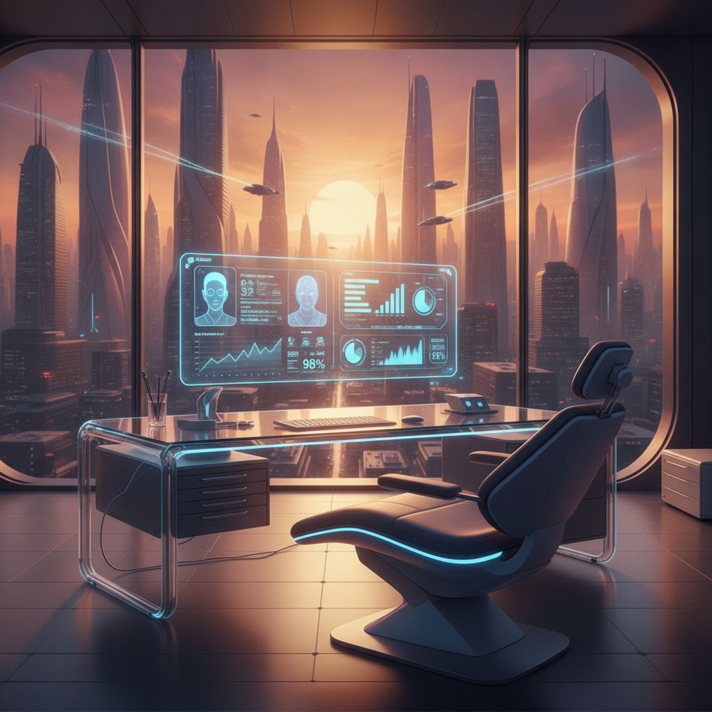 Futuristic dental — implant marketing