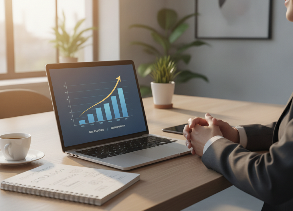 Laptop — qualified lead generation