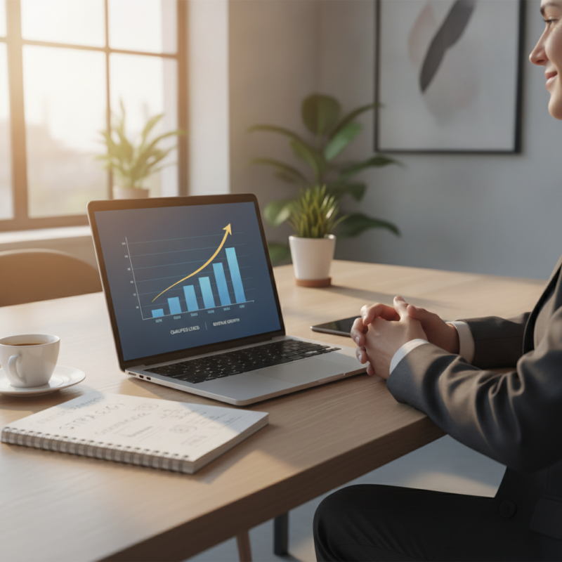 Laptop — qualified lead generation
