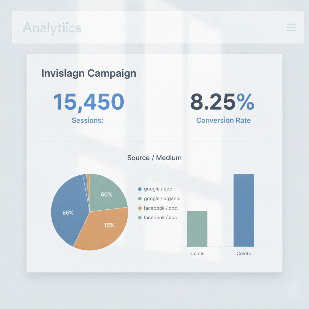 Google Analytics dashboard